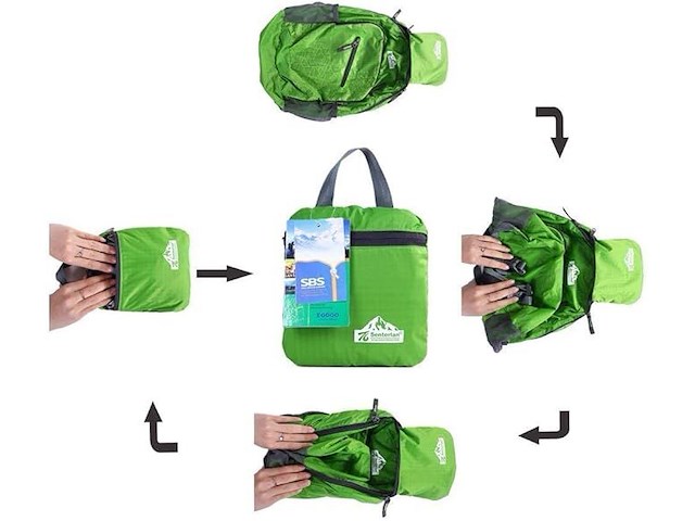 Egogo lichtgewicht reisrugzak - afbeelding 3 van  4