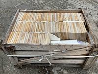 Egy brega manoir/sinaai pearl mmm sandblasted acid tumbled natuursteen tuintegel ca. 58m2 - afbeelding 1 van  4