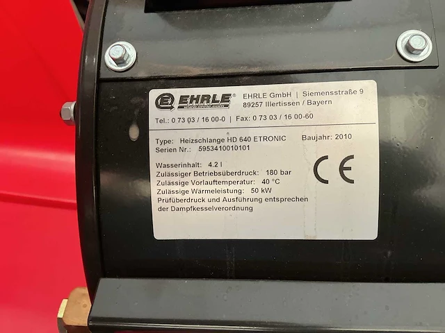 Ehrle hd 640 etronic hogedrukreiniger - afbeelding 1 van  7