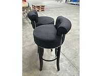 Eichholtz houten designkruk (2x) - afbeelding 3 van  5