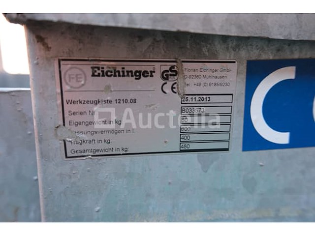 Eichinger metalen container met deksel - afbeelding 2 van  7