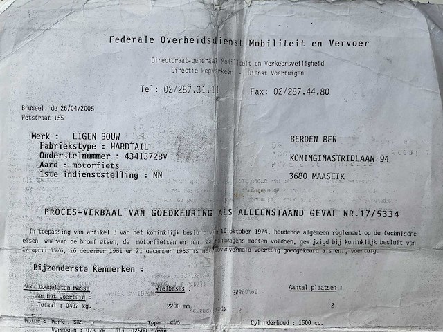 Eigenbouw s&s 1600 evo motor hardtail bobber - afbeelding 17 van  28