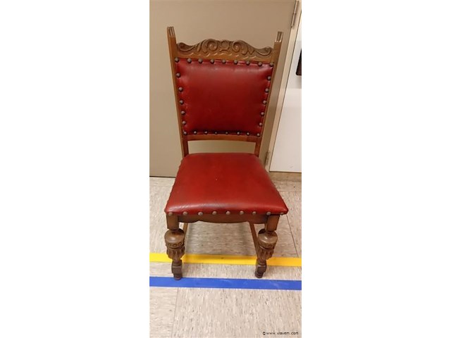 Eik-lederen stoelen - afbeelding 1 van  2