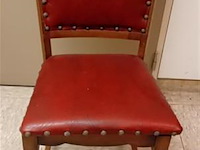 Eik-lederen stoelen - afbeelding 1 van  2