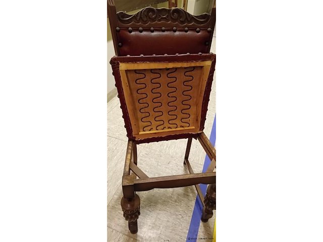 Eik-lederen stoelen - afbeelding 2 van  2