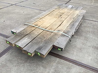 Eiken baddens 70x180x2600 ( 6 ) - afbeelding 1 van  6