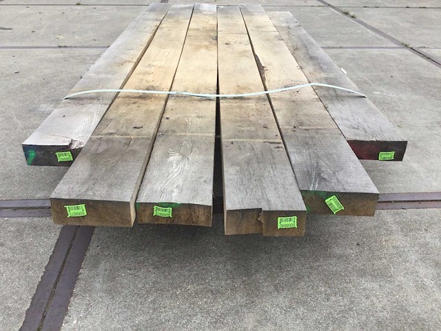 Eiken baddens 70x180x2600 ( 6 ) - afbeelding 3 van  6
