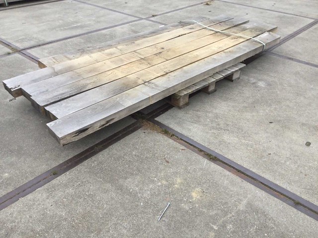 Eiken baddens 70x180x2600 ( 6 ) - afbeelding 4 van  6