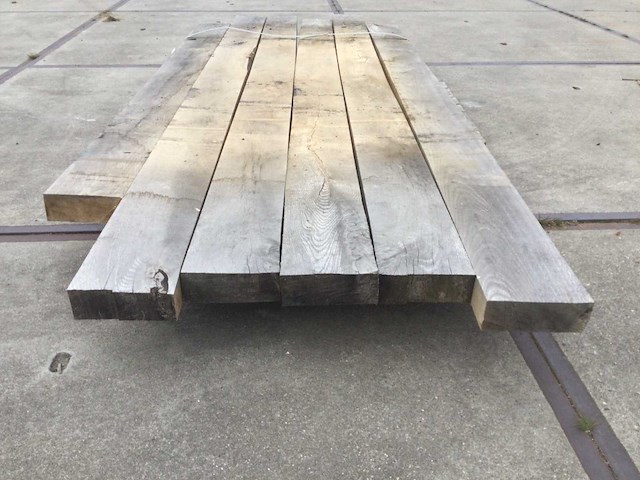 Eiken baddens 70x180x2600 ( 6 ) - afbeelding 5 van  6