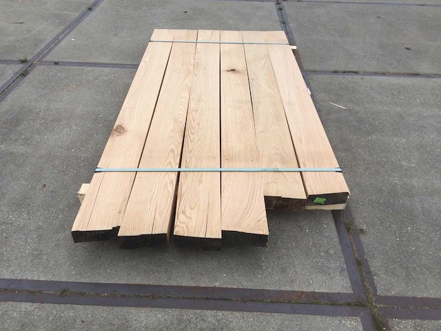 Eiken baddens geschaafd 65x175x2050 ( 6 ) - afbeelding 2 van  6