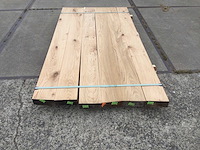 Eiken baddens geschaafd 65x175x2100 ( 6 ) - afbeelding 2 van  6
