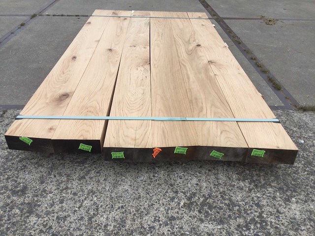 Eiken baddens geschaafd 65x175x2100 ( 6 ) - afbeelding 3 van  6