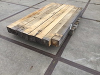 Eiken balken 135x135x2100 ( 8 ) - afbeelding 1 van  6