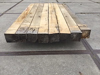 Eiken balken 135x135x2100 ( 8 ) - afbeelding 3 van  6