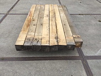 Eiken balken 135x135x2100 ( 8 ) - afbeelding 2 van  6