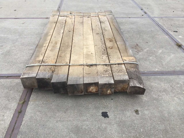 Eiken balken 2100x135x135x( 8 ) - afbeelding 4 van  7