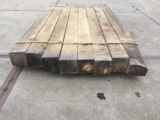 Eiken balken 2100x135x135x( 8 ) - afbeelding 5 van  7