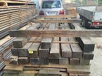 Eiken balken 8x10 (19x) - afbeelding 2 van  3