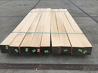 Eiken balken geschaafd 120x120x2050 ( 9 ) - afbeelding 3 van  7