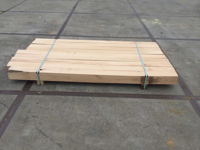 Eiken balken geschaafd 120x120x2050 ( 9 ) - afbeelding 5 van  7