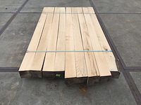 Eiken balken geschaafd 120x120x2050 ( 9 ) - afbeelding 4 van  7