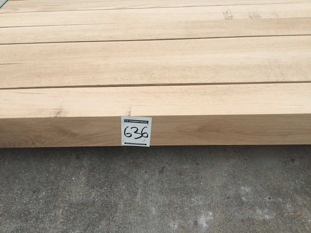 Eiken balken geschaafd 120x120x2050 ( 9 ) - afbeelding 5 van  7