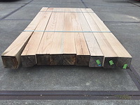Eiken balken geschaafd 120x120x2100 ( 9 ) - afbeelding 2 van  6