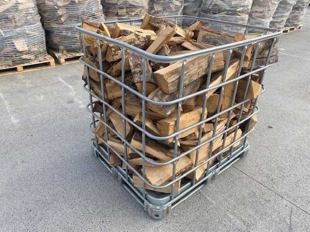 Eiken brandhout - ibc container (2x) - afbeelding 3 van  6