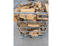 Eiken brandhout ibc container - afbeelding 4 van  6