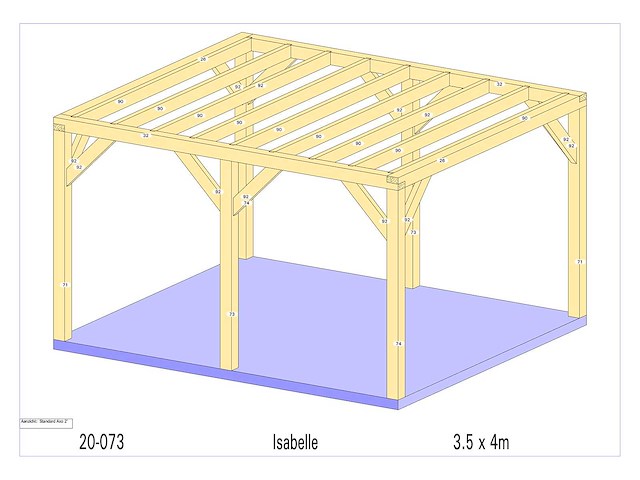 Eiken buitenkamer 3,5x4 - afbeelding 3 van  10