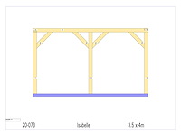 Eiken buitenkamer 3,5x4 - afbeelding 4 van  10