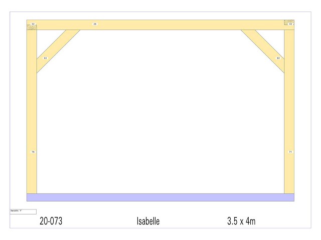 Eiken buitenkamer 3,5x4 - afbeelding 5 van  10