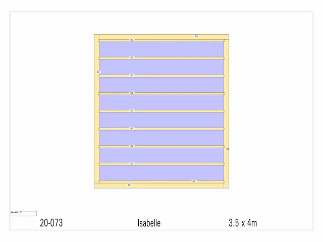 Eiken buitenkamer 3,5x4 - afbeelding 6 van  10