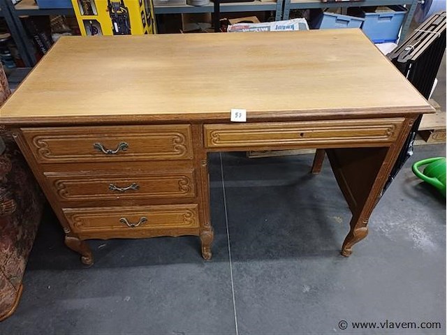 Eiken bureel - afbeelding 1 van  1