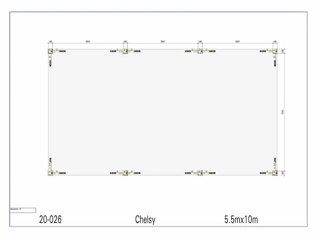Eiken carport 5,50x10 - afbeelding 11 van  14