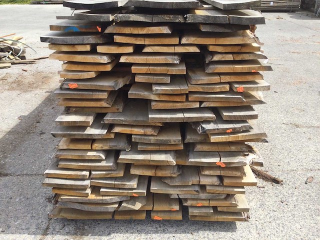 Eiken dakbeschot of verticale beplanking - afbeelding 2 van  7