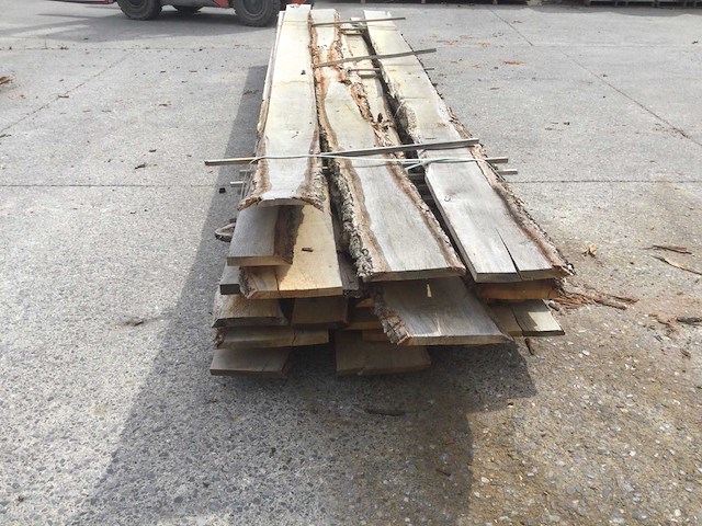 Eiken dakbeschot of verticale beplanking - afbeelding 2 van  8