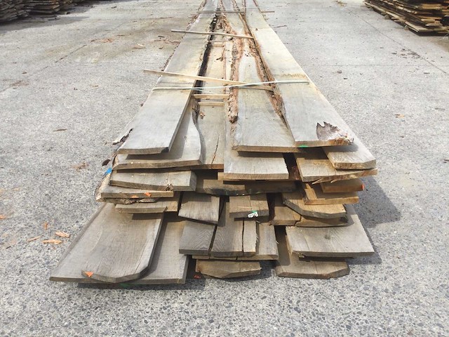 Eiken dakbeschot of verticale beplanking - afbeelding 5 van  8