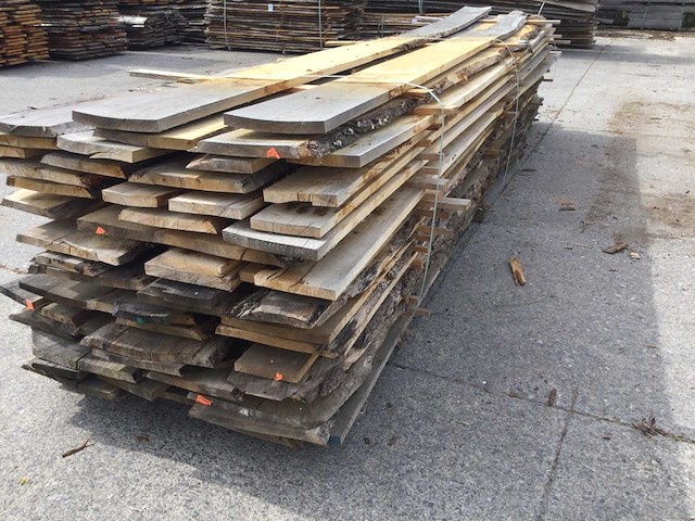 Eiken dakbeschot of verticale beplanking - afbeelding 3 van  7