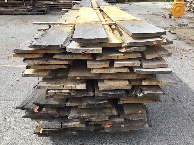 Eiken dakbeschot of verticale beplanking - afbeelding 4 van  7