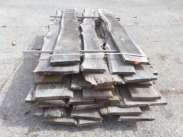 Eiken dakbeschot of verticale beplanking - afbeelding 2 van  7