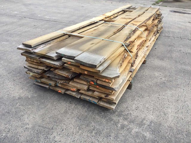 Eiken dakbeschot of verticale beplanking - afbeelding 1 van  8