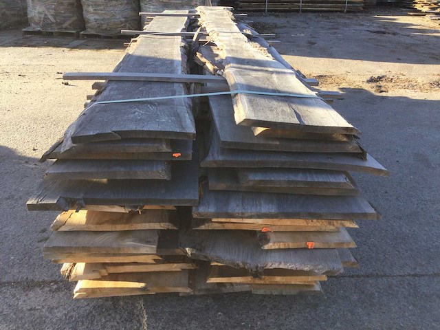 Eiken dakbeschot of verticale beplanking - afbeelding 5 van  7