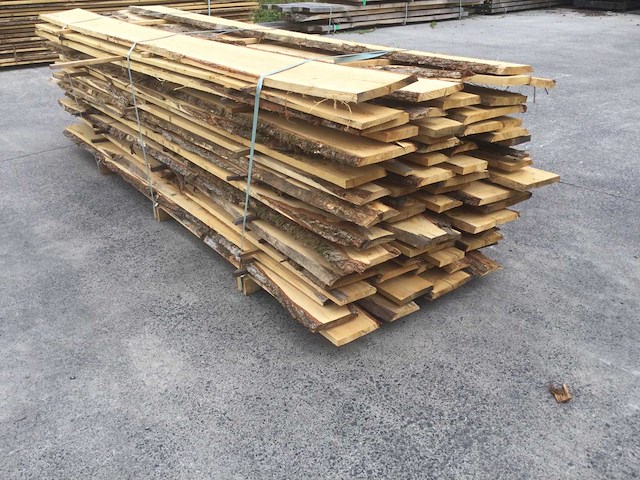 Eiken dakbeschot of verticale beplanking - afbeelding 1 van  7