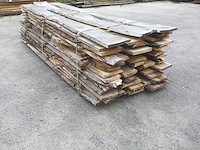 Eiken dakbeschot of verticale beplanking - afbeelding 1 van  7