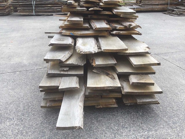 Eiken dakbeschot of verticale beplanking - afbeelding 3 van  9