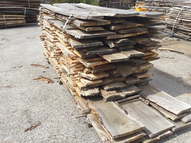 Eiken dakbeschot of verticale beplanking - afbeelding 6 van  7