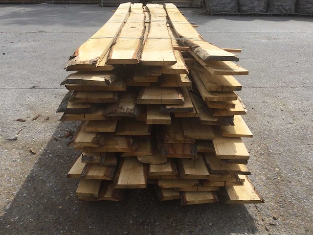 Eiken dakbeschot of verticale beplanking - afbeelding 2 van  8