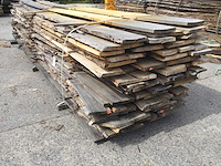 Eiken dakbeschot of verticale beplanking - afbeelding 6 van  7