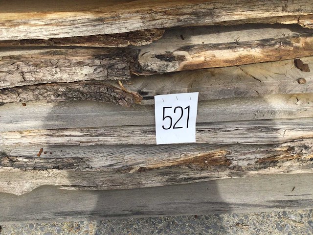 Eiken dakbeschot of verticale beplanking - afbeelding 7 van  7